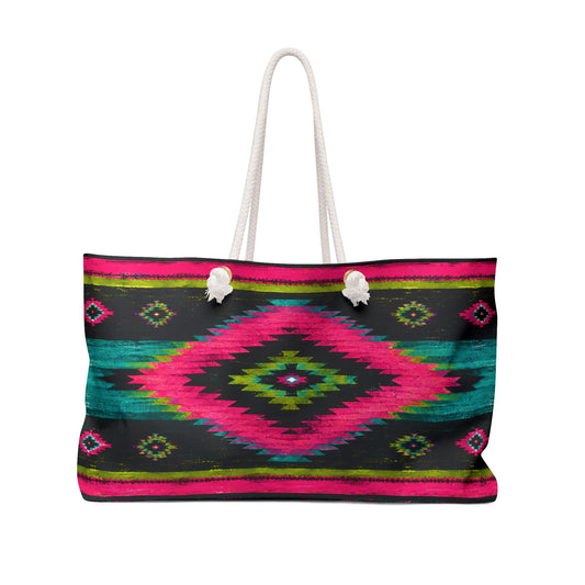 Neon Desert Nights Weekender Bag