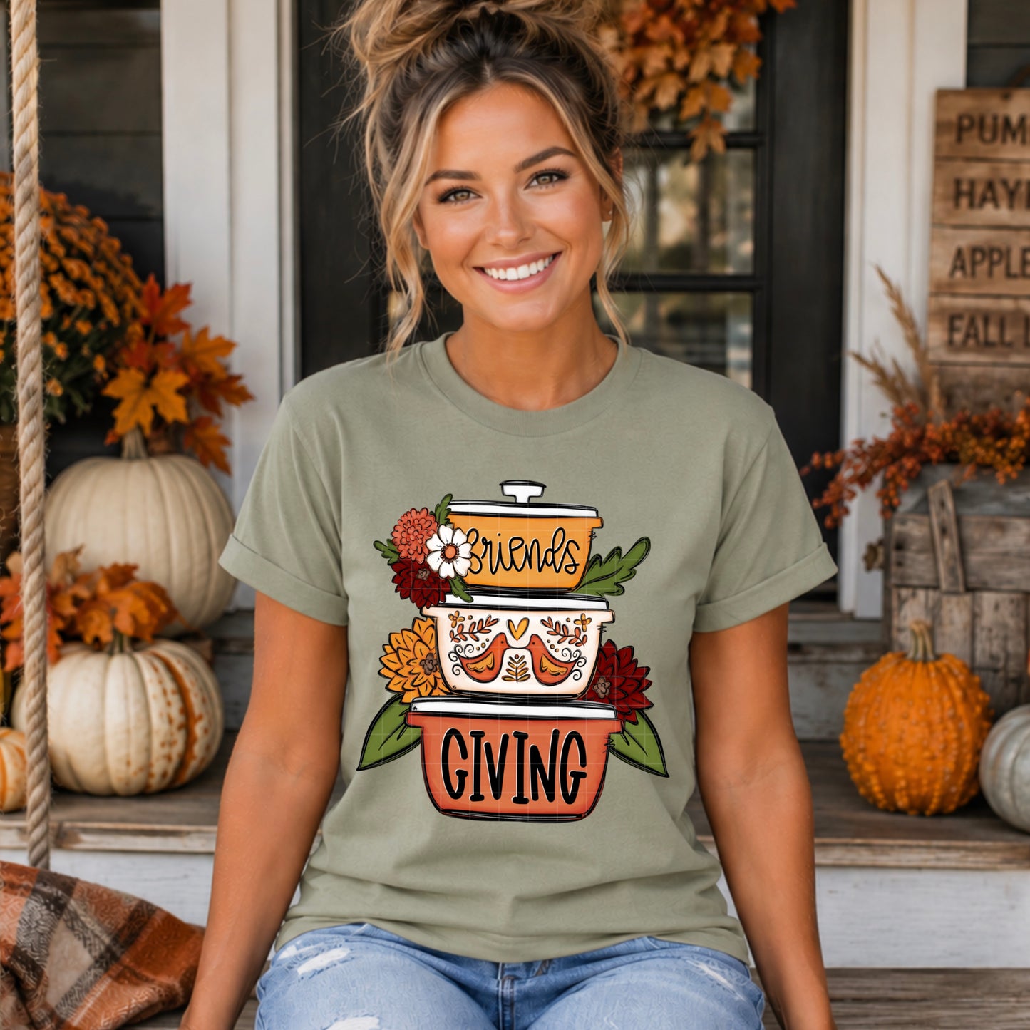 Thanksgiving 'Friendsgiving' Fall T-Shirt