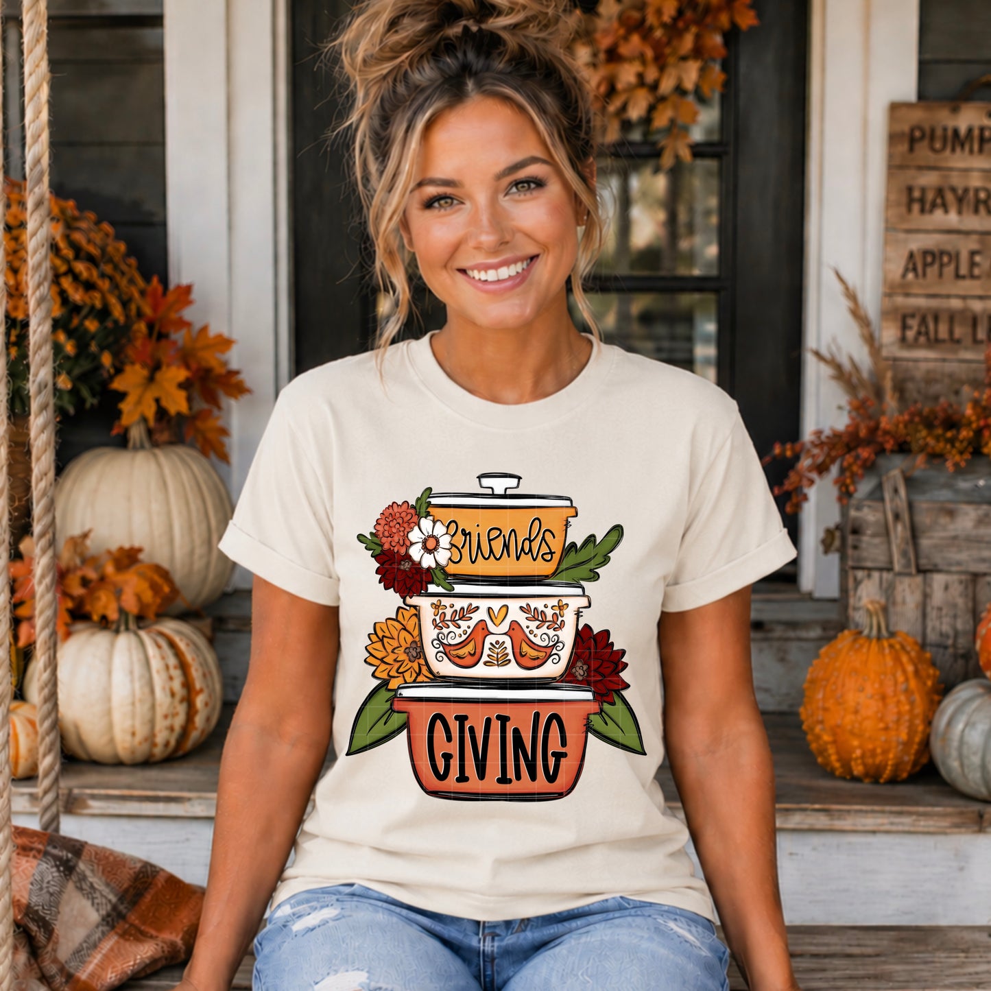 Thanksgiving 'Friendsgiving' Fall T-Shirt