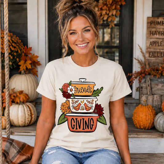 Thanksgiving 'Friendsgiving' Fall T-Shirt