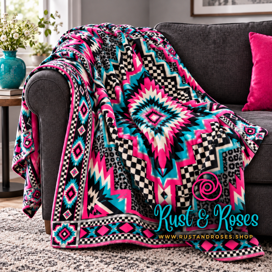 Electric Cowgirl Blanket