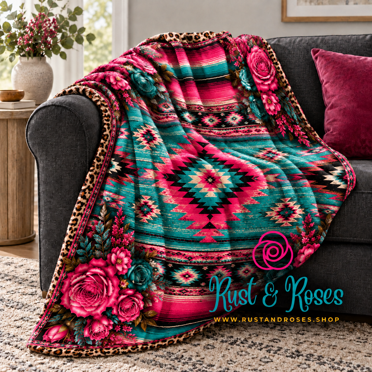 Rose Desert Royale Blanket
